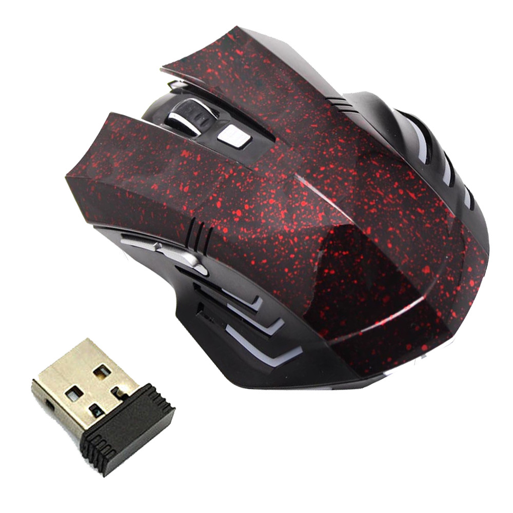 Gaming Maus Wireless rot