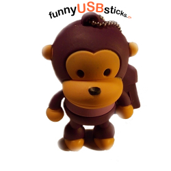 Clé USB singe violet