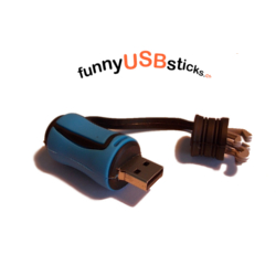 Clé USB sac de golf bleu
