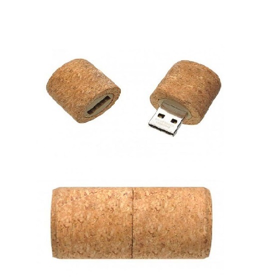 USB-Stick Weinzapfen gepresster Kork