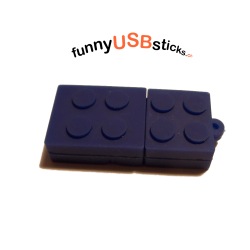 Baustein USB-Stick blau