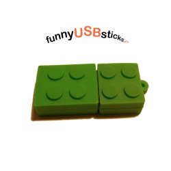 clé USB bloc vert