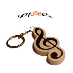 Clé USB clef musique