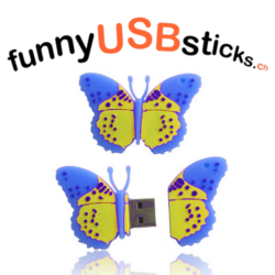 Clé USB papillon