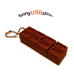 Clé USB barre de chocolat