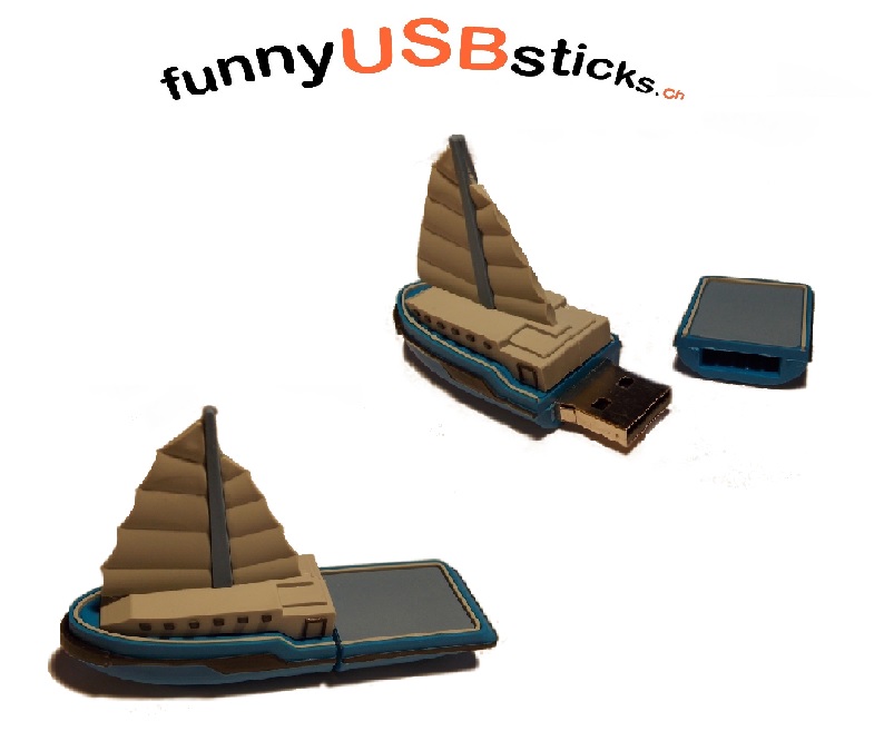 Clé USB bateau de voile
